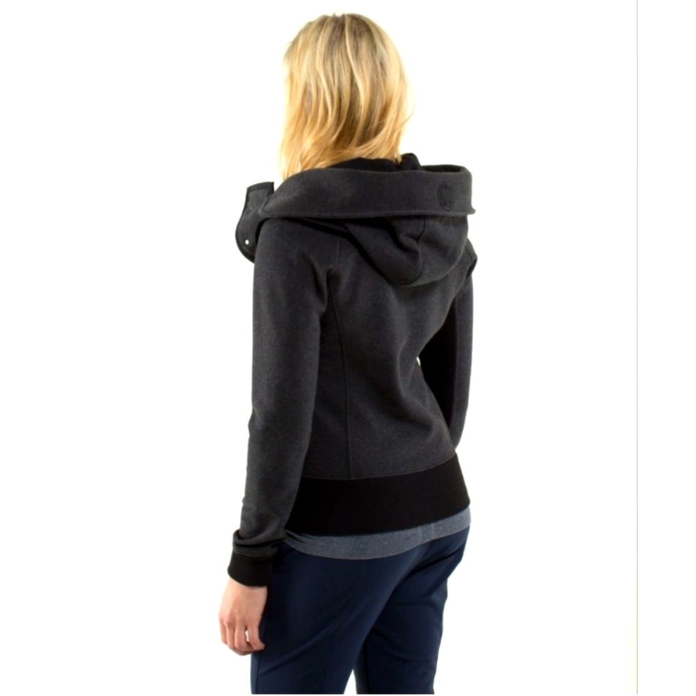 🔥RARE -Lululemon Scuba Hoodie 🌟Detachable Hood🌟 Size-6 - NWOT 🍋🔥 - Picture 3 of 12